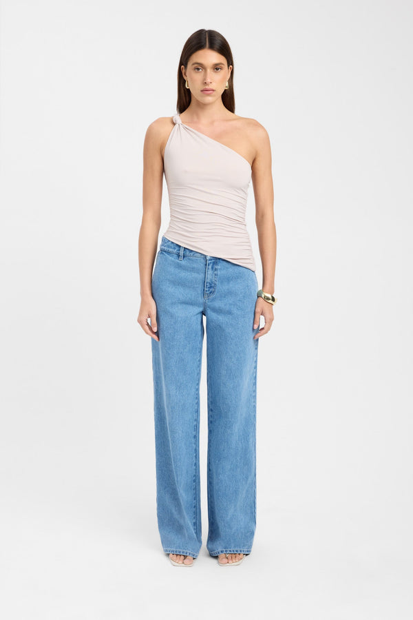 kookai Iman Knot Top Moonlight