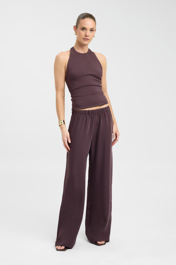 kookai Imogen Racer Tank Cocoa