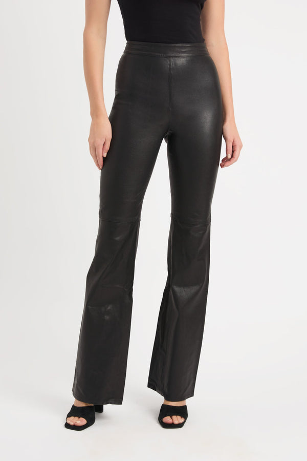 Kookai Iona Leather Pant Black