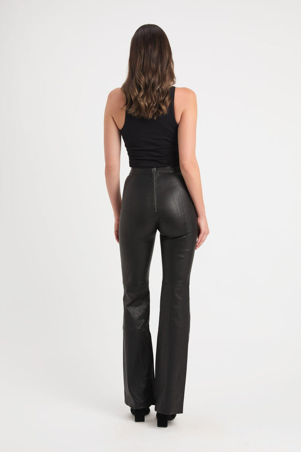 Kookai Iona Leather Pant Black