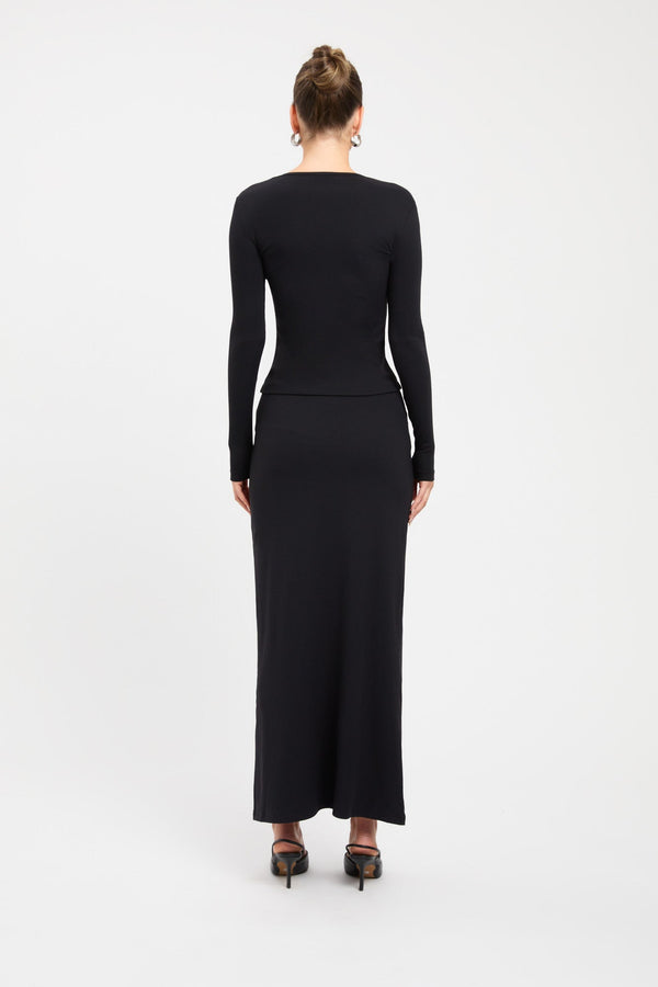 Kookai Izzy Maxi Skirt Black