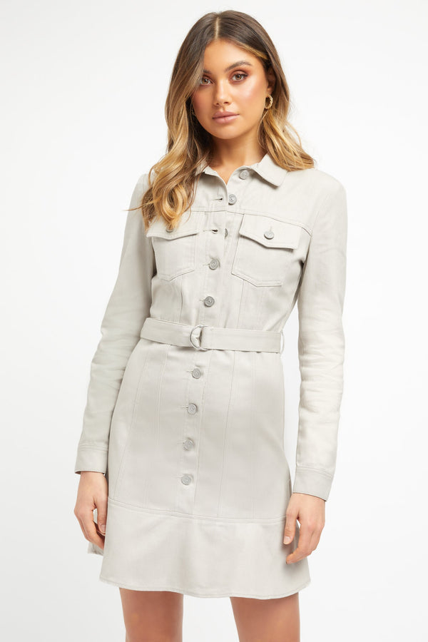 Kookai Jasper Dublin Dress Stone