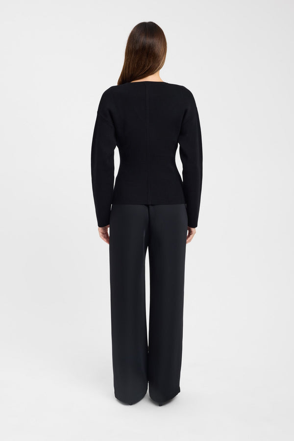 Kookai Jasper Hook Top Black