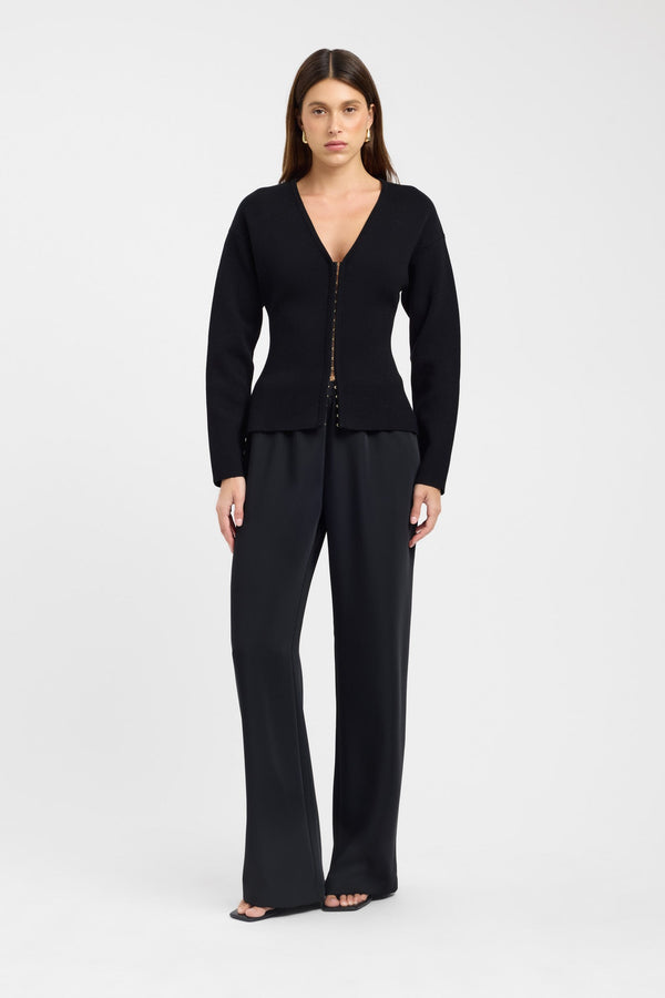 kookai Jasper Hook Top Black