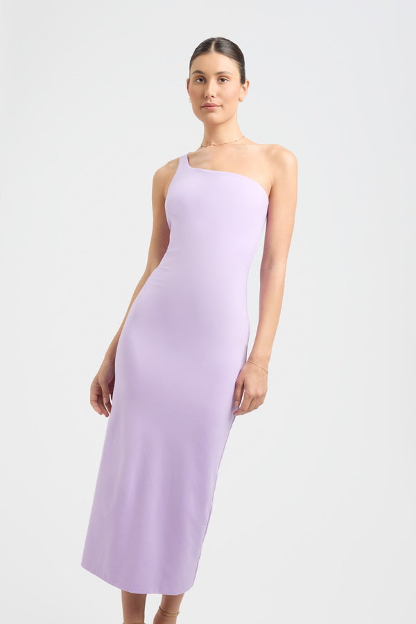 Kookai Jessica One Shoulder Dress Passion Flower