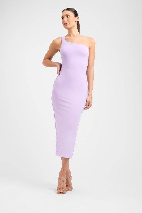 kookai Jessica One Shoulder Dress Passion Flower