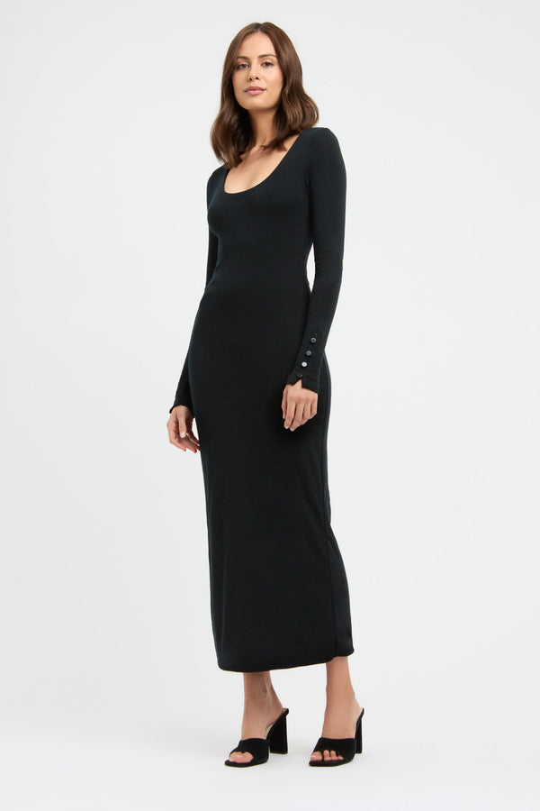 Kookai Joni Long Sleeve Dress Black
