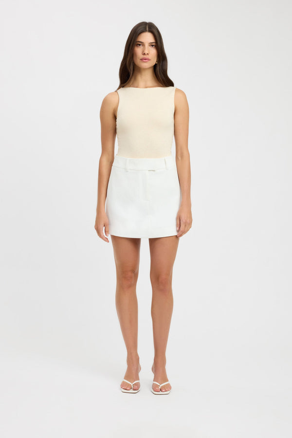 kookai Jordie Boat Tank Vanilla Marle