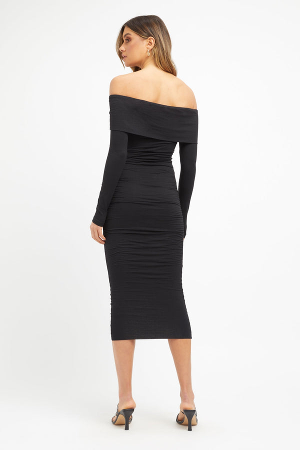 Kookai Juliette Midi Dress Black