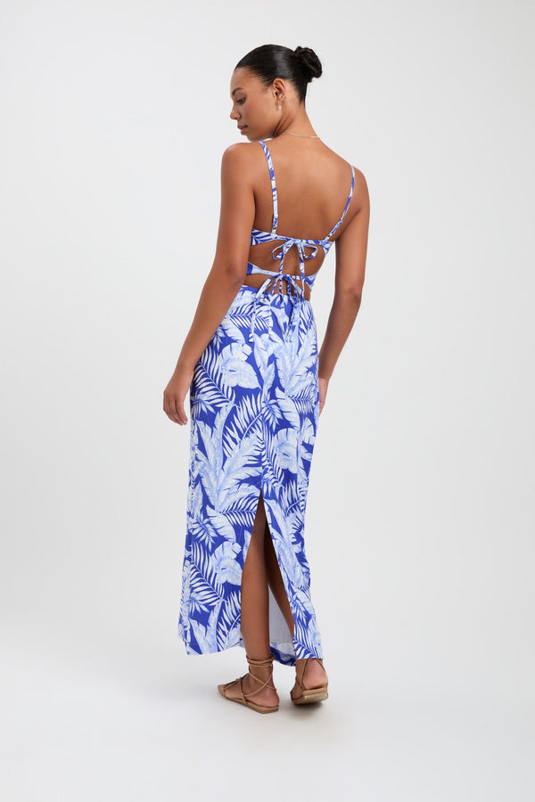 Kookai Justine Maxi Skirt Dazzling Blue