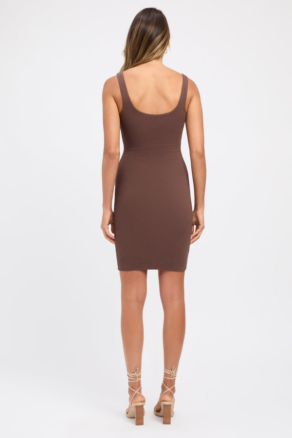 Kookai Kaia Mini Dress Chocolate