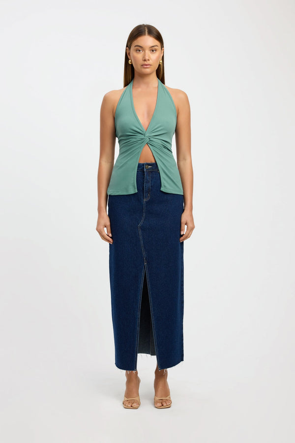 kookai Karla Top Malachite Green