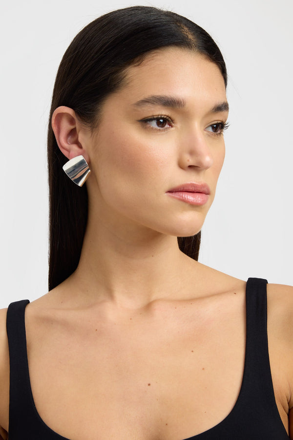 Kookai Karlie Flat Earring Silver