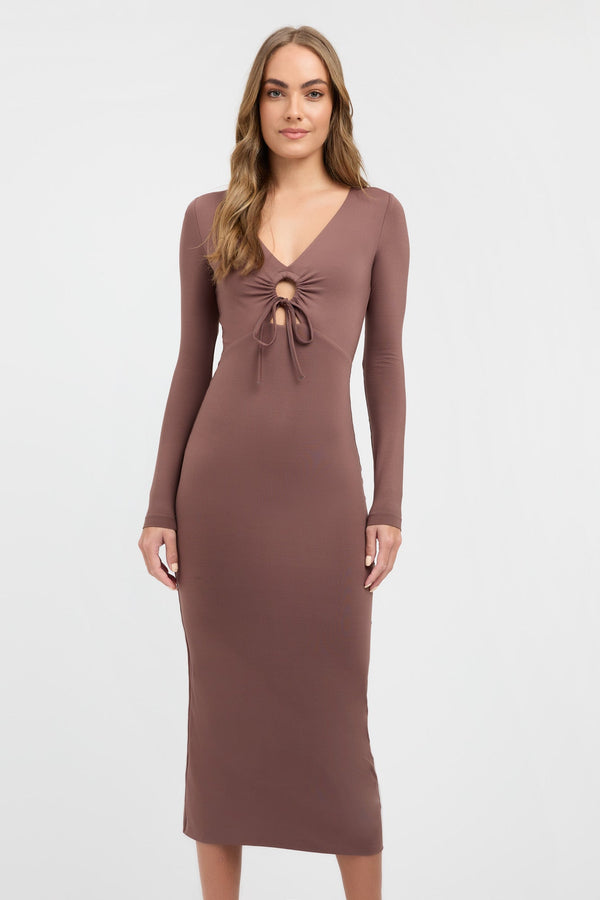 Kookai Kasia Dress Brownie