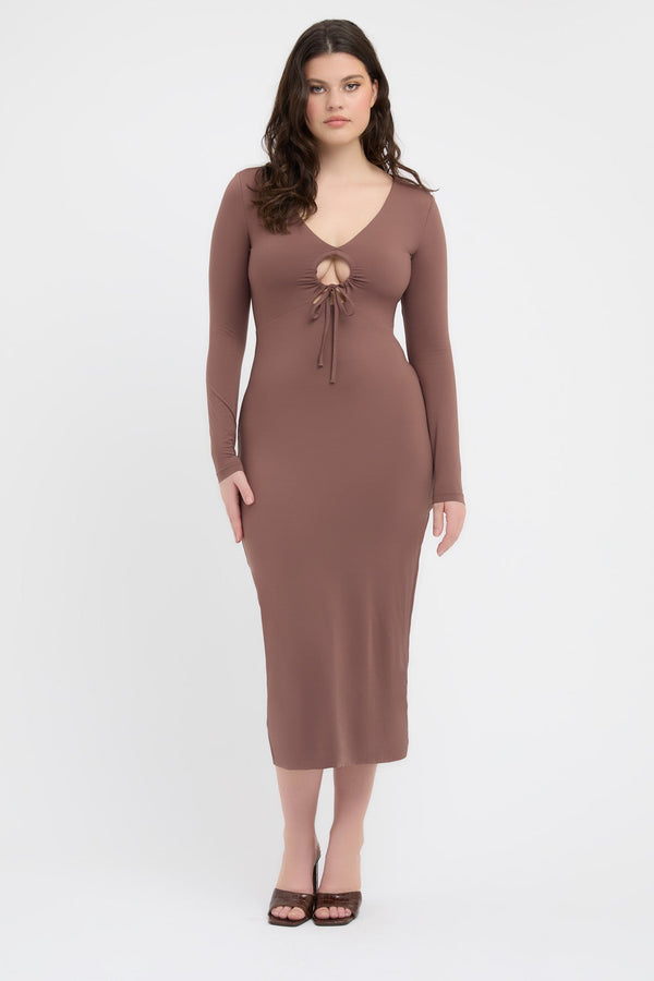 Kookai Kasia Dress Brownie