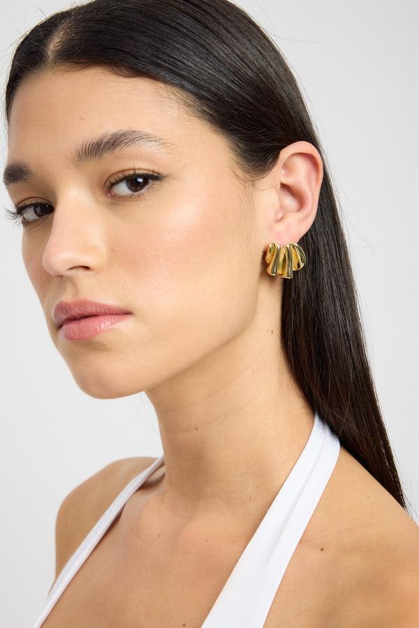 Kookai Kate Fold Earring Gold