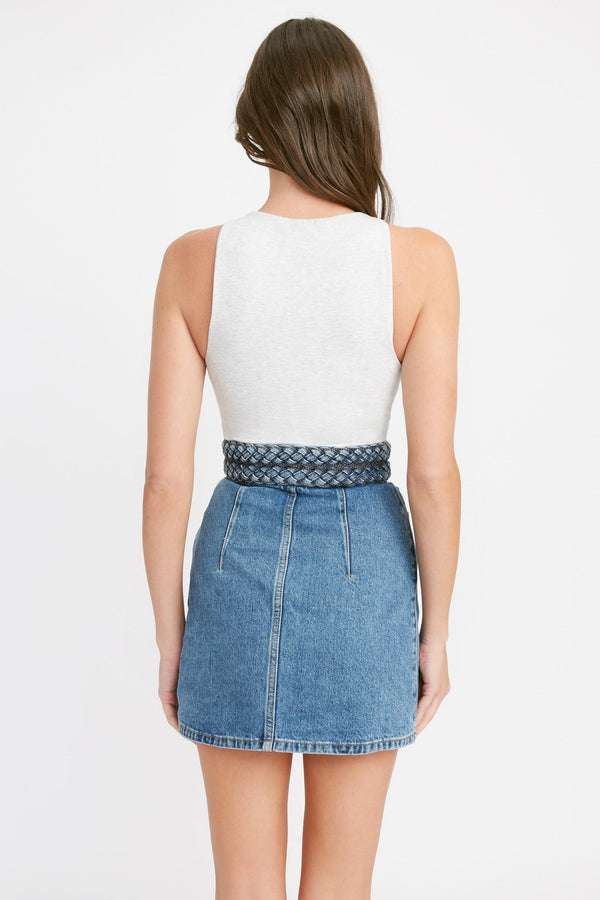 Kookai Kelsie Tank Light Grey Marle