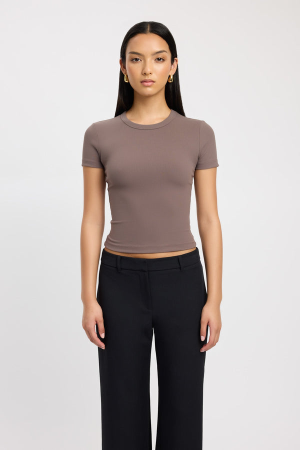 Kookai Kendall Tee Dark Nestle