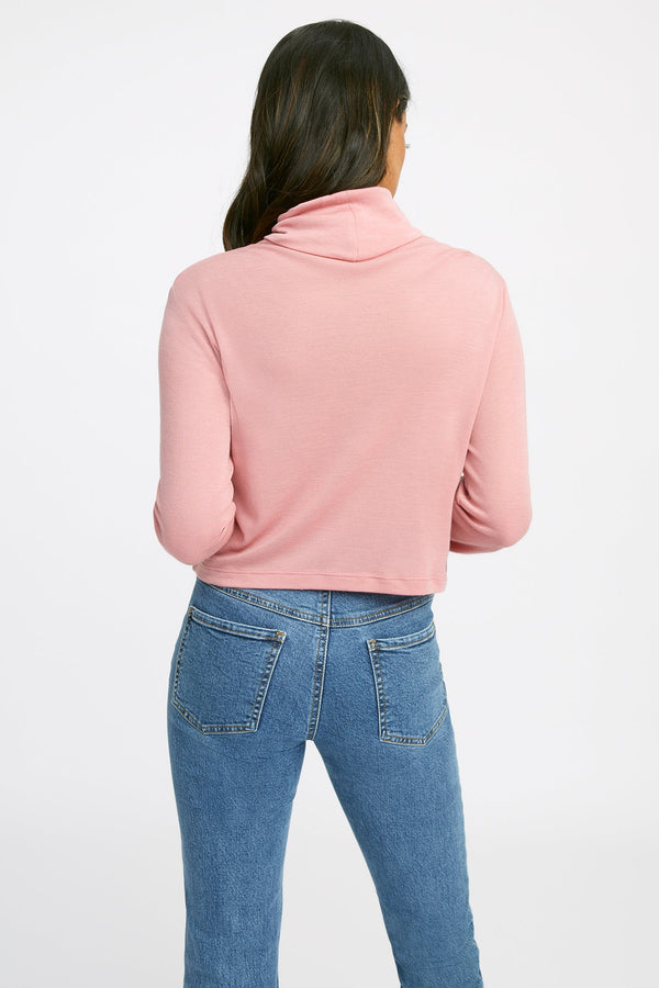 Kookai Kindred Long Sleeve Top Burnt Rose