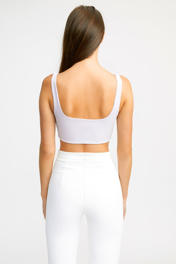 Kookai Kizzy Crop Lilac Smoke