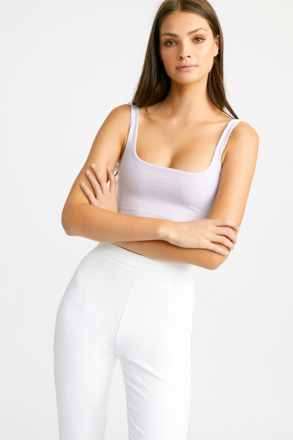 kookai Kizzy Crop Lilac Smoke