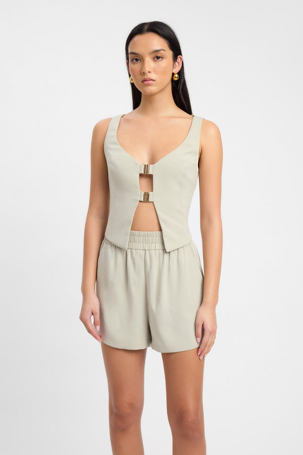 Kookai Koko Link Top Dry Sage