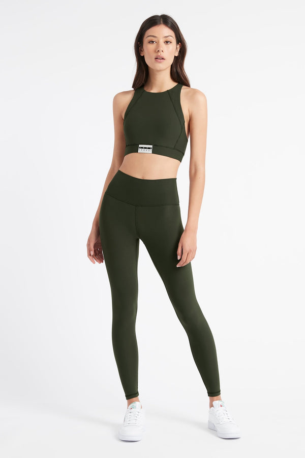 kookai Kookai Circle Active Leggings Deep Khaki
