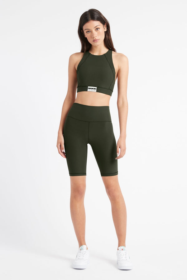 kookai Kookai Circle Active Shorts Deep Khaki