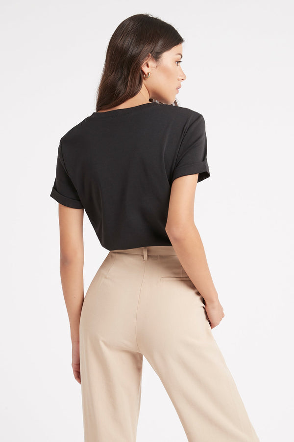 Kookai Kookai Heart Patch Tee Black