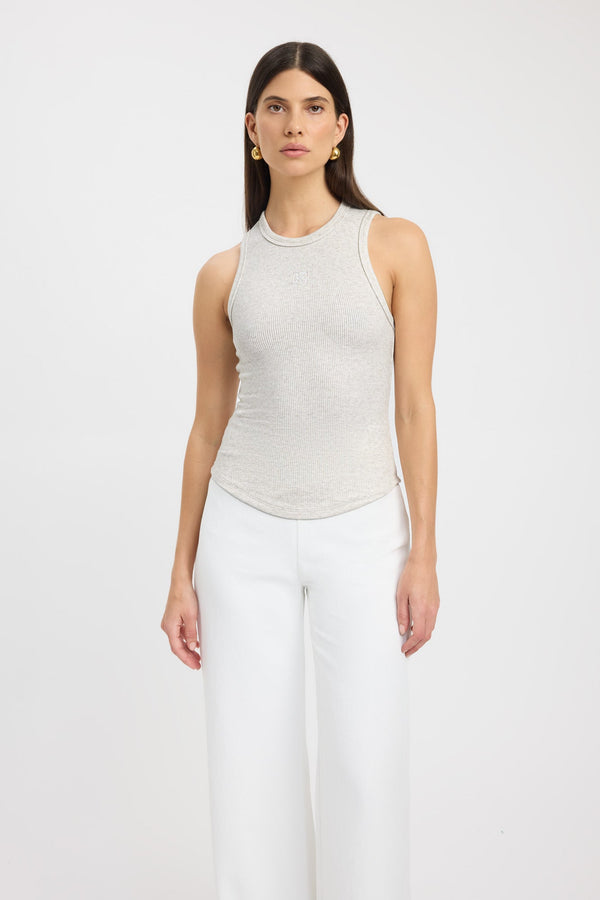 Kookai Kookai Monogram Tank Snow Marle