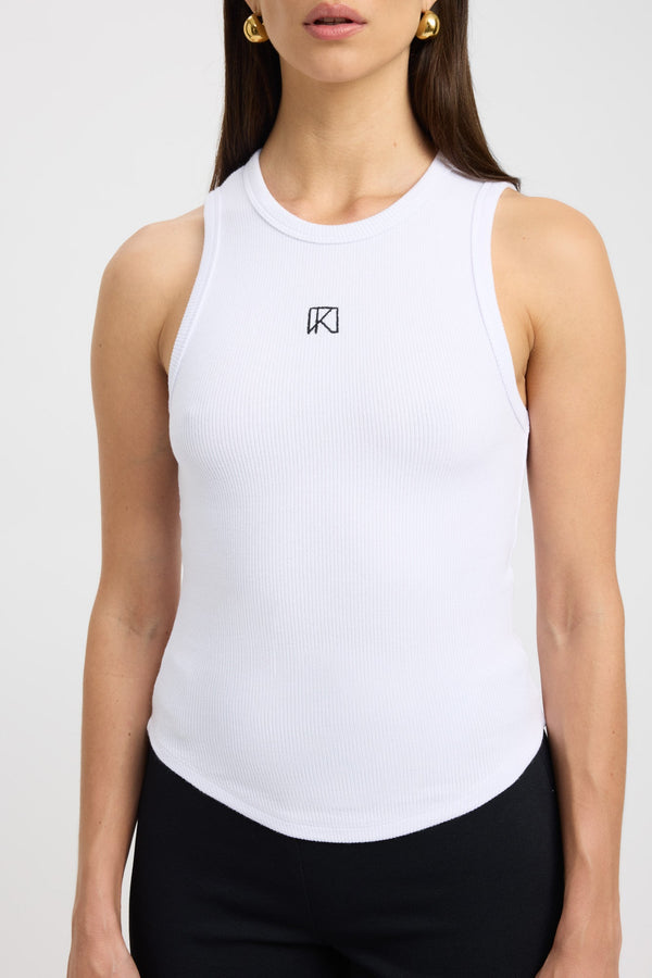 Kookai Kookai Monogram Tank White