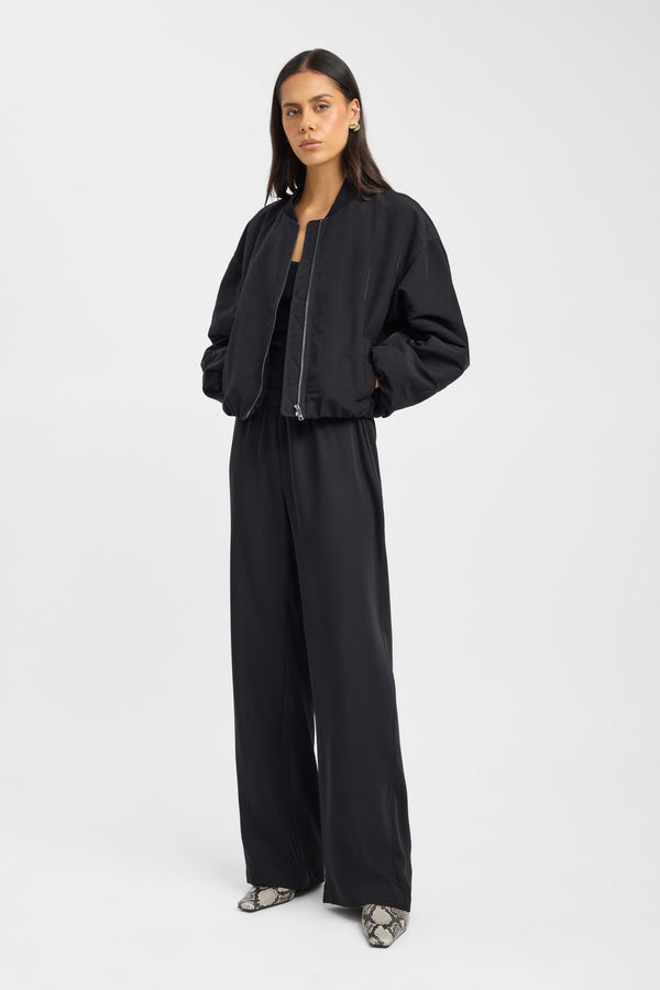 Kookai Kora Bomber Jacket Black