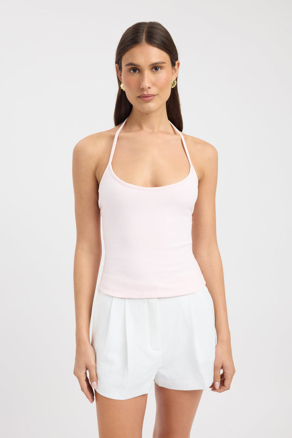 Kookai Kristy Scoop Tank Blushing Pink