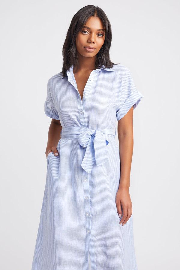 Kookai Laguna Stripe Shirt Dress Multi