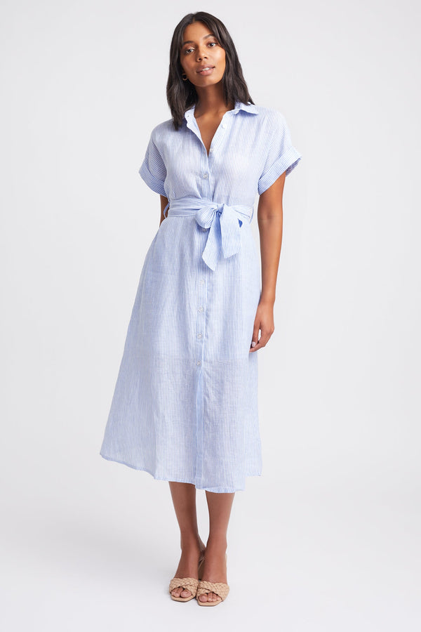 kookai Laguna Stripe Shirt Dress Multi