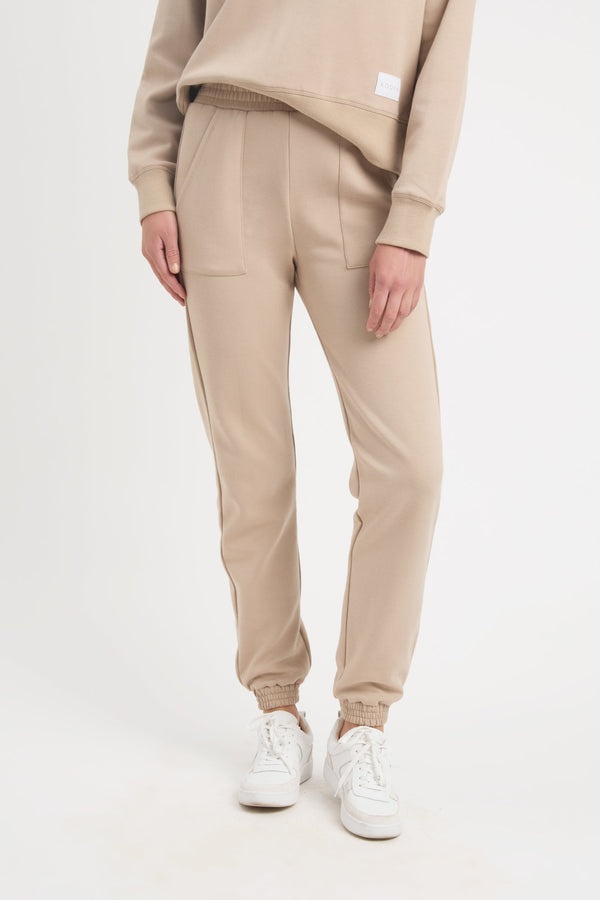Kookai Lana Track Pant Taupe