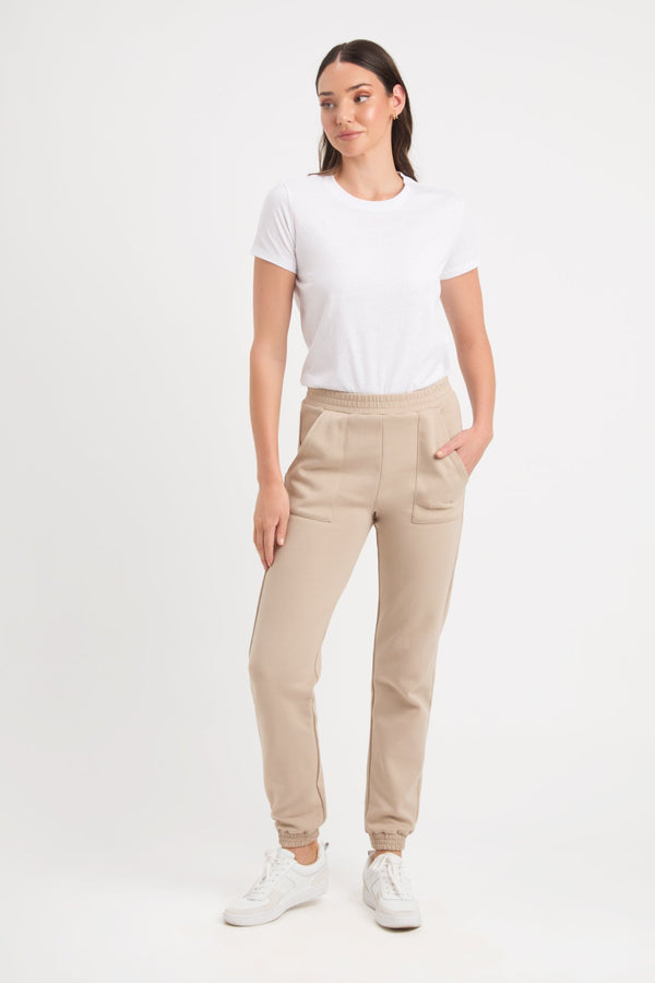 Kookai Lana Track Pant Taupe