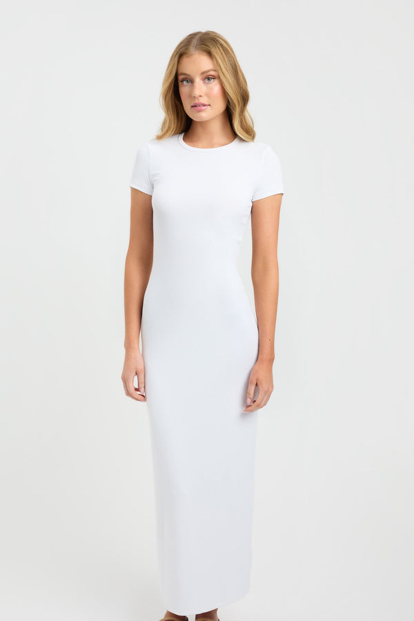 Kookai Lani Midi Dress White