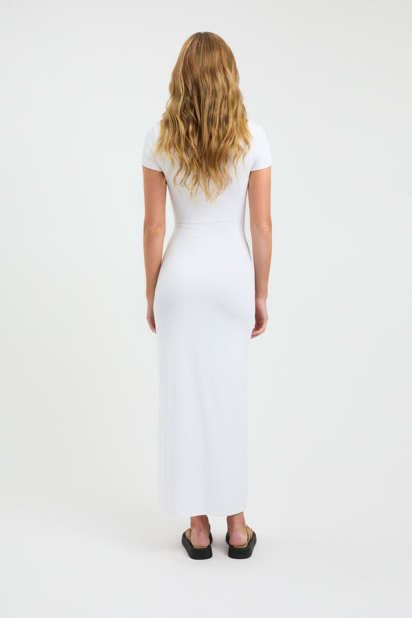 Kookai Lani Midi Dress White