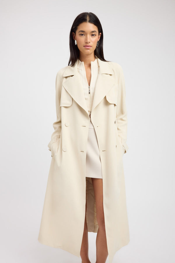 Kookai Lars Core Trench Seashell