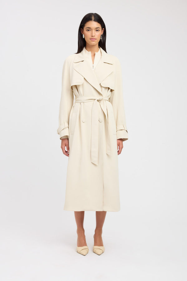 Kookai Lars Core Trench Seashell