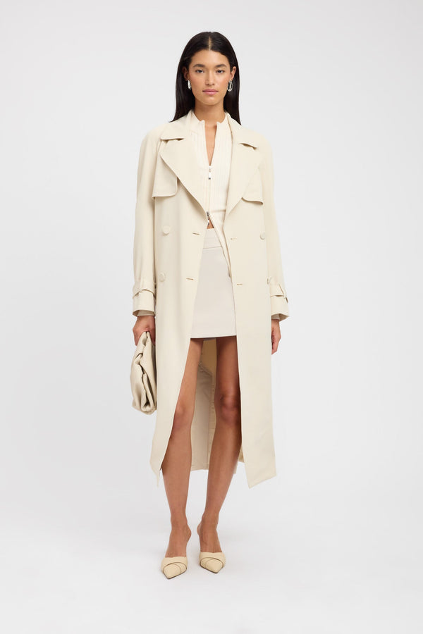 kookai Lars Core Trench Seashell