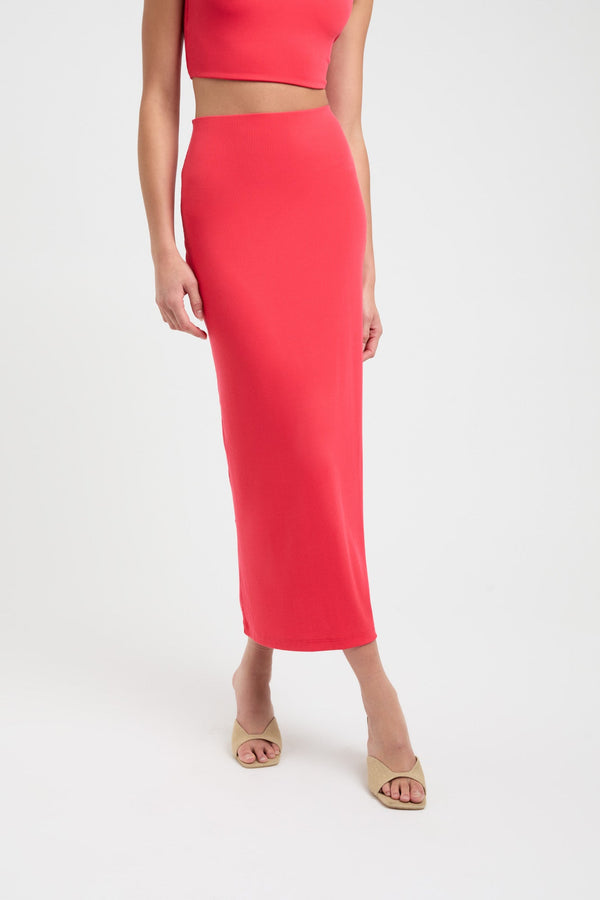 Kookai Laura Skirt Candy Red