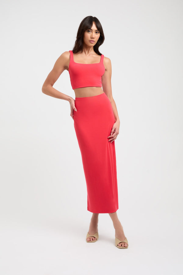 kookai Laura Skirt Candy Red
