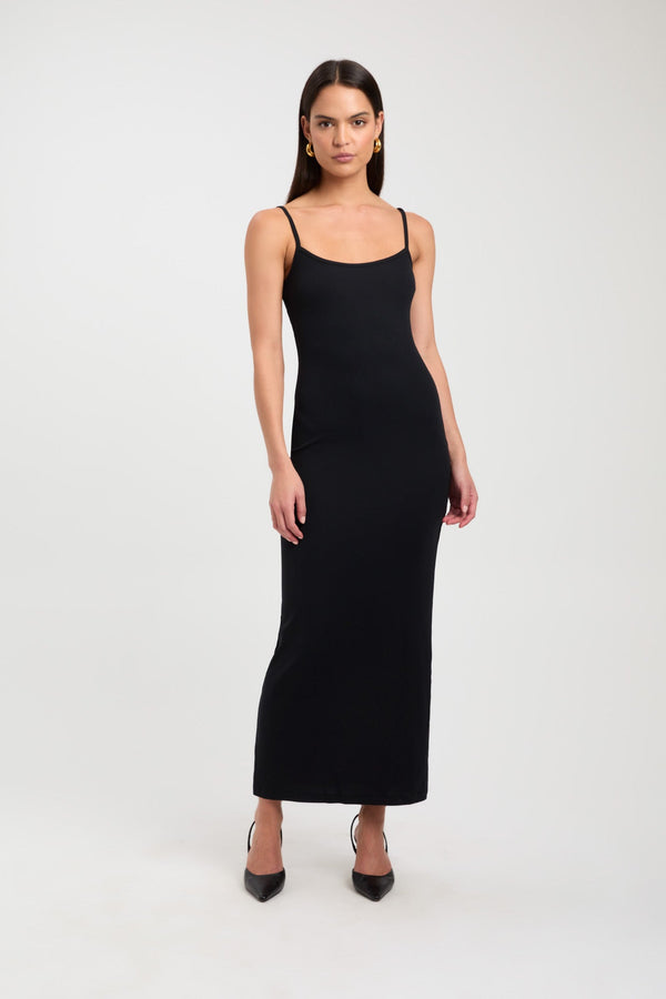 kookai Layla Long Dress Black