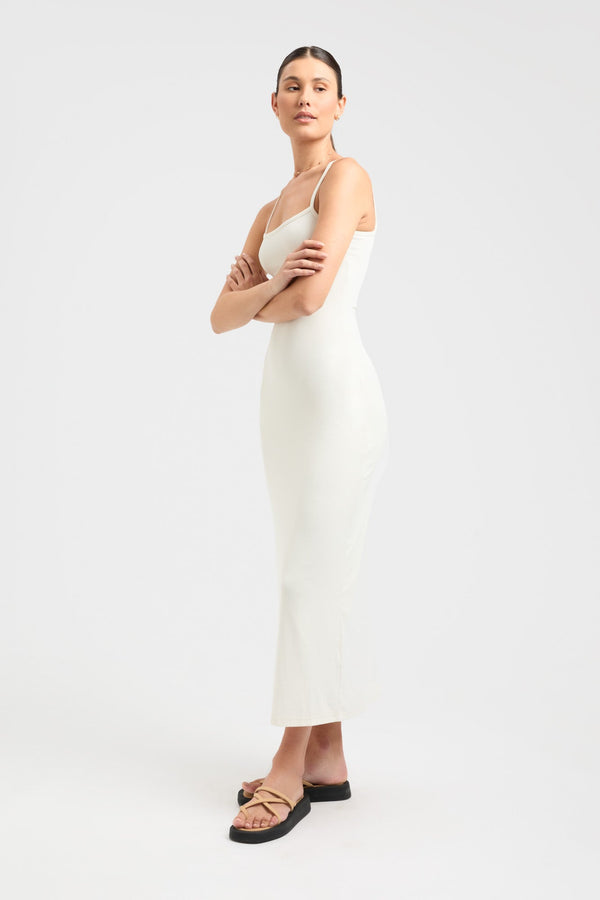 Kookai Layla Long Dress Coconut Milk