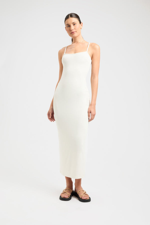 kookai Layla Long Dress Coconut Milk