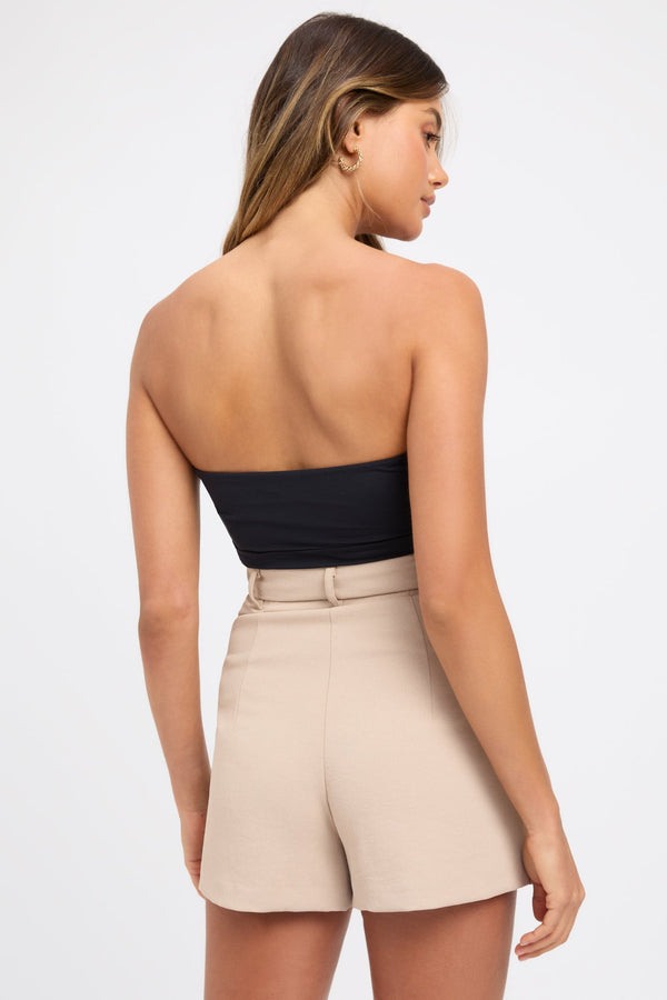 Kookai Leigh Strapless Top Black