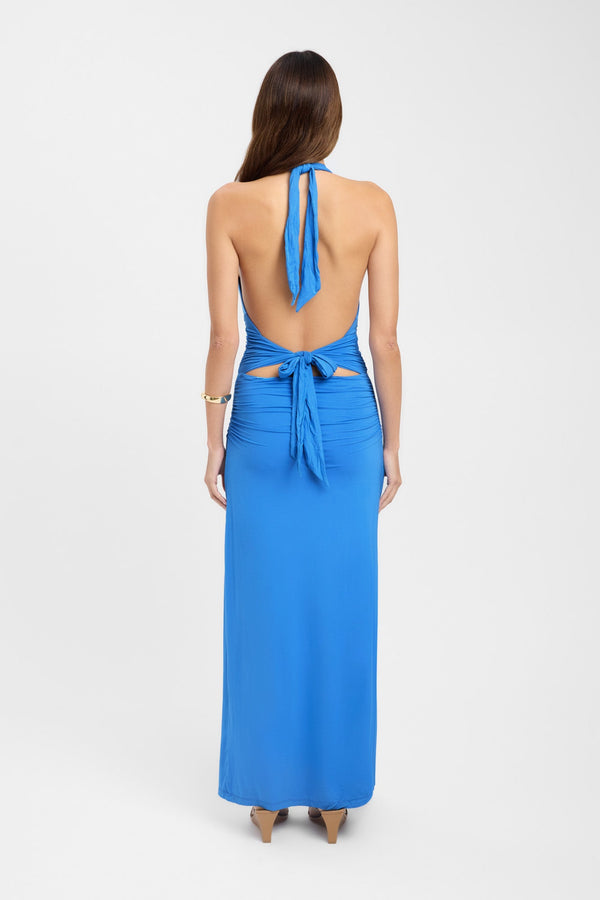 Kookai Leni Maxi Dress Azure Blue