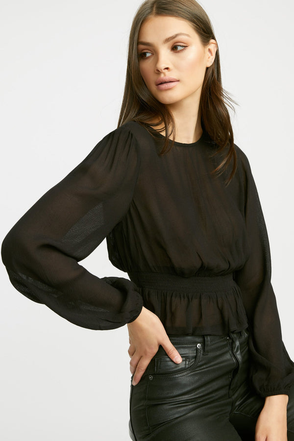Kookai Leteesha Top Black
